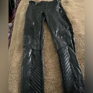 SPANX LEATHER MOTO , size M. NEVER WORN.